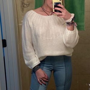 Roxy White/cream Sweater